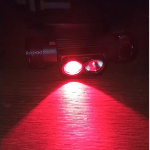 Налобний ліхтар Boruit H02B-Red з акумулятором 3000 мАч Налобний ліхтар Boruit H02B-Red з акумулятором 3000 мАч