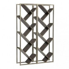 Стелаж для зберігання в стилі Loft Золотий NS-1871 1830x600x300 мм