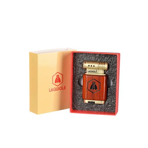 Запальничка газова п'єзо з бічним полум'ям Laguiole Woody (40201458)