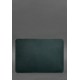 Шкіряний чохол для MacBook 14 дюйм Зелений Crazy Horse BlankNote