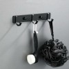 Вішалка настінна універсальна Boer з 3 гачками 18,5 см Black (H051344)