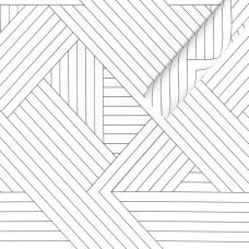 Самоклеюча плівка Sticker Wall SW-00001223 Біла з орнаментом 0,45х10м