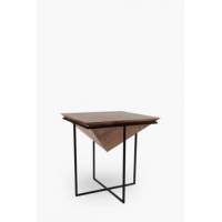 Приліжковий столик у стилі Loft NS-1484 530x300x300 мм Черный