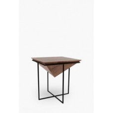 Приліжковий столик у стилі Loft NS-1484 530x300x300 мм Черный