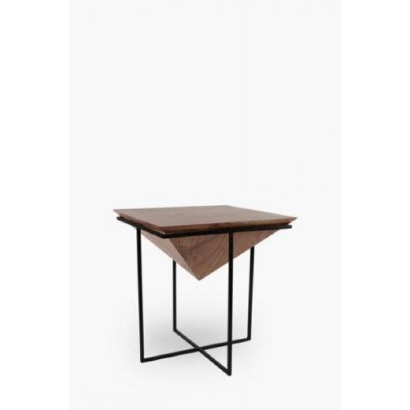 Приліжковий столик у стилі Loft NS-1484 530x300x300 мм Черный