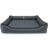 Лежак для собак всех пород EGO Bosyak Рогожка L 90x75 Сірий (спальное место для больших собак)