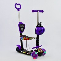 Самокат 5в1 Best Scooter (PU колеса з підсвічуванням) Абстракція Multicolor (74062)