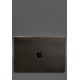 Шкіряний чохол-конверт на магнітах для MacBook 16 дюйм Темно-коричневий Crazy Horse BlankNote
