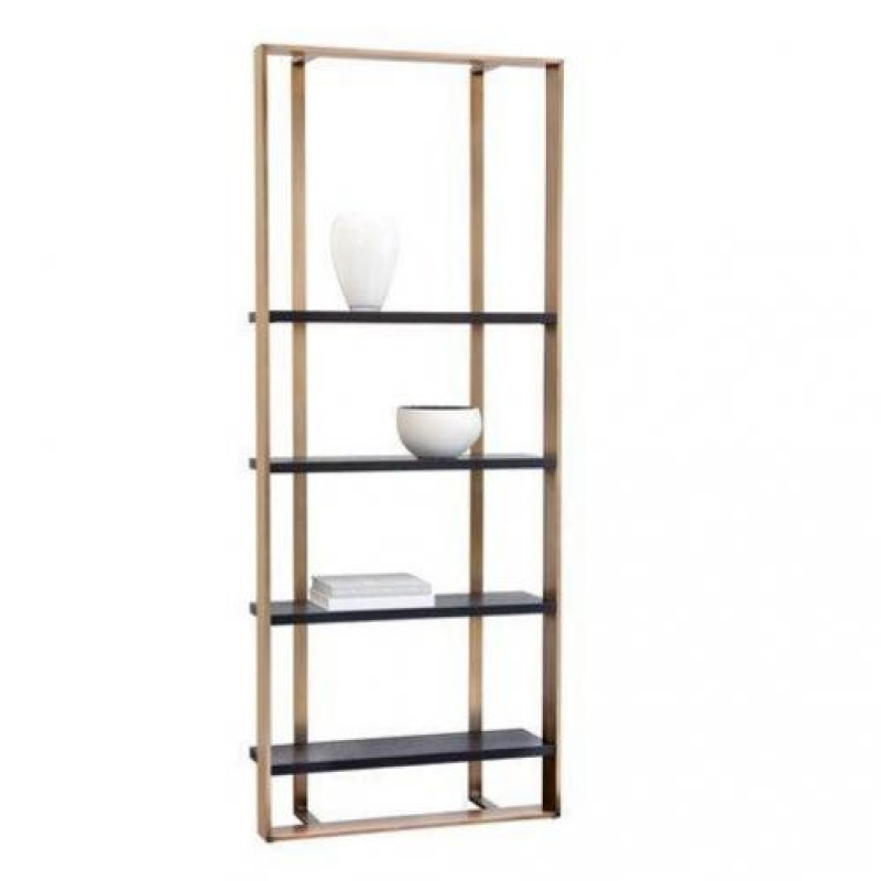 Стелаж для зберігання в стилі Loft NS-1913 2180x1000x400 мм Золотой
