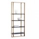 Стелаж для зберігання в стилі Loft NS-1913 2180x1000x400 мм Золотой