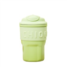 Термочашка з трубочкою YIWU Chiobbe 450 мл Зелений (HP-14-18GR)