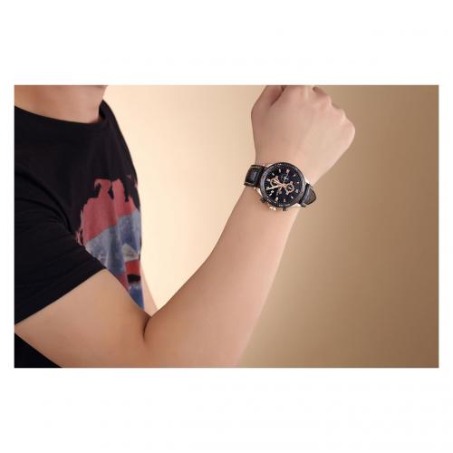 Годинник Megir MG3001 Gold Black (ML3001GTRBK-1) Годинник Megir MG3001 Gold Black (ML3001GTRBK-1)