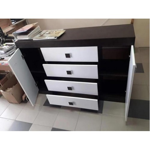 Комод для речей Еверест Соната 8 Венге + білий (Son-1)