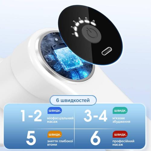 Масажер перкусійний Inspire SL-830 White Масажер перкусійний Inspire SL-830 White