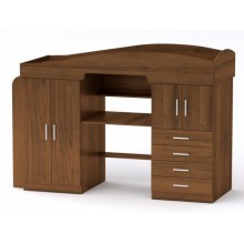 Двоярусне ліжко-горище Компанит Універсал-2 207,6х74,4х140,8 см горіх