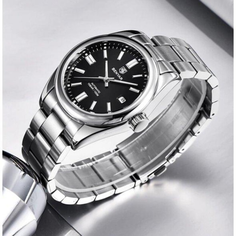 Наручний класичний годинник Benyar Automatic 10 BAR