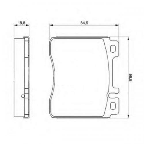 Гальмівні колодки Bosch передні дискові MB C/S/E-Class >>98 0986460976 в інтернет супермаркеті PbayMarket!