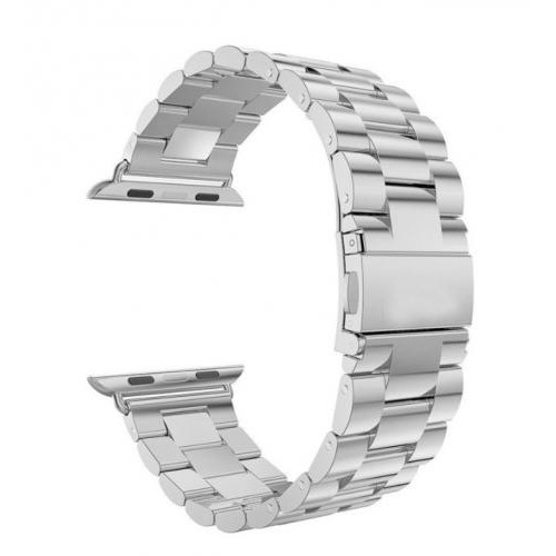 Браслет BeWatch для Apple Watch series 3 4 | 5 | 6 із шириною корпусу 38|40mm класичний сталевий Сріблястий (1020405) Браслет BeWatch для Apple Watch series 3 4 | 5 | 6 із шириною корпусу 38|40mm класичний сталевий Сріблястий (1020405)