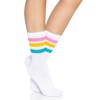 Шкарпетки жіночі в смужку Leg Avenue Pride crew socks Pansexual, 37–43 розмір в інтернет супермаркеті PbayMarket!