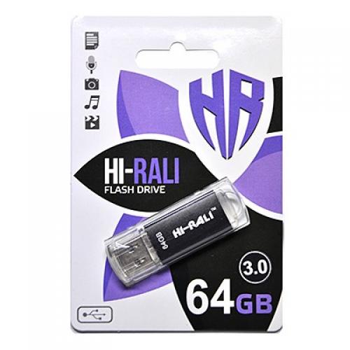 Флеш-накопичувач USB3.0 64GB Hi-Rali Rocket Series Black (HI-64GB3VCBK) в інтернет супермаркеті PbayMarket!