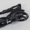 Самокат алюмінієвий Best Scooter з PU колесами 2 амортизаторами Black/Red (92087)