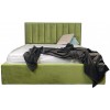 Ліжко двоспальне BNB Arabela Premium 140 х 190 см Simple З додатковою металевою цільнозварною рамою Зелений