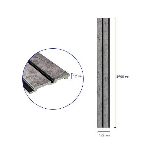 Декоративна PS рейка Sticker Wall 122*2900*12мм (D) SW-00001752 Декоративна PS рейка Sticker Wall 122*2900*12мм (D) SW-00001752