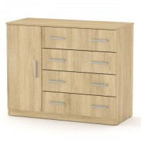 Комод Компаніт 4+1Б Дуб сонома (105х45х85 см) Комод Компаніт 4+1Б Дуб сонома (105х45х85 см)