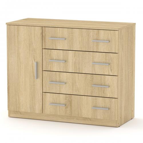 Комод Компаніт 4+1Б Дуб сонома (105х45х85 см) Комод Компаніт 4+1Б Дуб сонома (105х45х85 см)