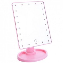Дзеркало для макіяжу Large LED Mirror 22 Рожевий (258569)