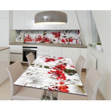 Наклейка 3Д вінілова на стіл Zatarga «Укутана морозом» 600х1200 мм (Z184180st)