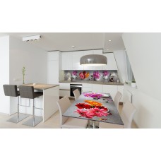 Наклейка вінілова на стіл Zatarga «Ранкові Гербери» 600х1200 мм Z180804st