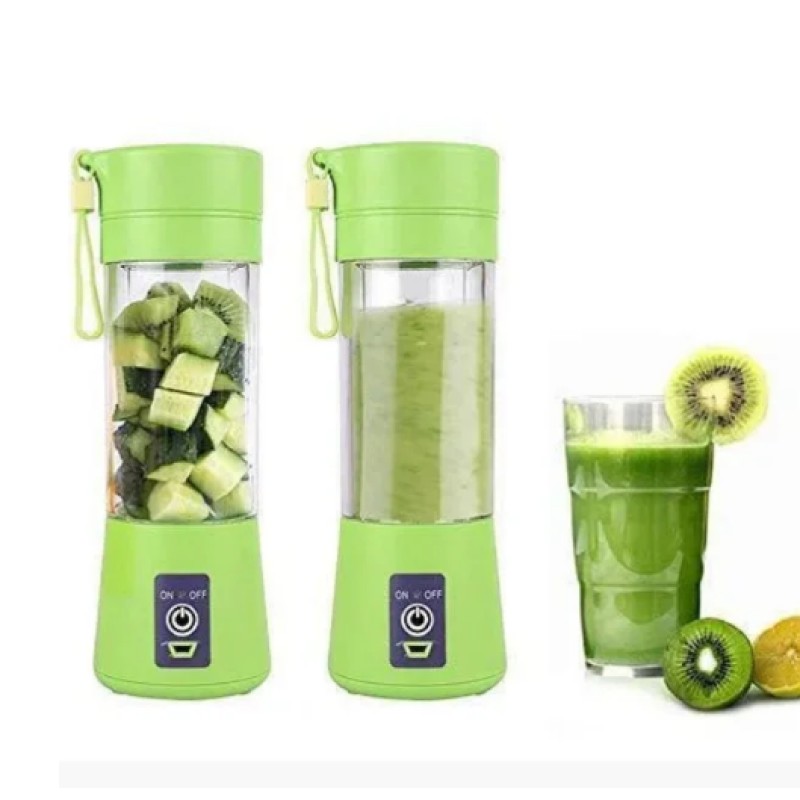 Міні блендер USB Juice Cup HM-03 6 ножів Салатовий