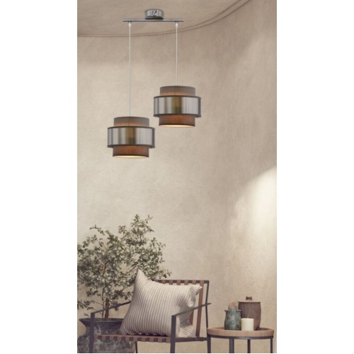 Люстра Candellux Hare 45x115 см Сріблястий (32-18489) Люстра Candellux Hare 45x115 см Сріблястий (32-18489)