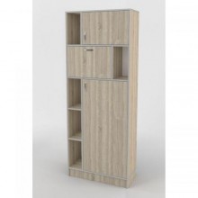 Шафа-Пенал Тиса Мебель ШС-808 Дуб сонома 205x35x80 см