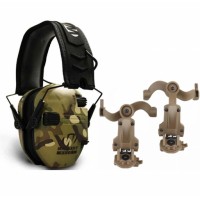 Тактичні навушники на шолом Walkers Razor та кріплення OPS Core Чебурашки Мультикам (2046556164)