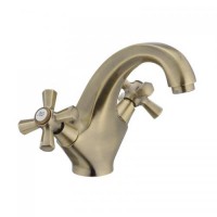 Змішувач для умивальника MIXXUS PREMIUM RETRO BRONZE-161 (MI1650) Змішувач для умивальника MIXXUS PREMIUM RETRO BRONZE-161 (MI1650)