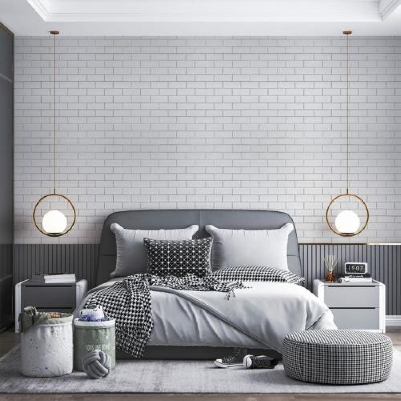 Самоклеюча стінова панель 3D Sticker Wall 700х700х4 мм Білий (D) SW-00001502