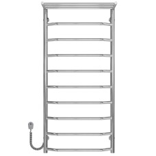 Рушникосушарка електрична Трапеція з полицею П10 500х1100 Deffi Хром EF16 (C.TP.110.50.10.E.C.L.5)