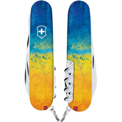Складаний ніж Victorinox Climber Ukraine 91 мм 15 функцій Жовто-синій (1.3703.7_T3100pw) Складаний ніж Victorinox Climber Ukraine 91 мм 15 функцій Жовто-синій (1.3703.7_T3100pw)