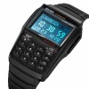 Чоловічий наручний годинник з калькулятором Skmei 2255 Чорний