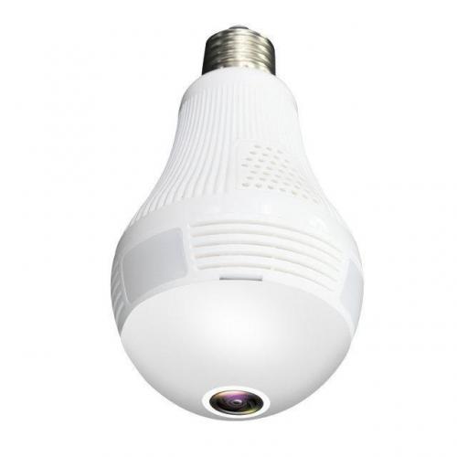 Панорамна IP WiFi камера лампочка UKC H-302L White (3sm_744066978) Панорамна IP WiFi камера лампочка UKC H-302L White (3sm_744066978)