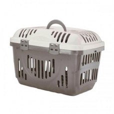 Переноска з верхніми дверцятами Georplast Rocket Classic 49х33х33 см Коричневий (13354)