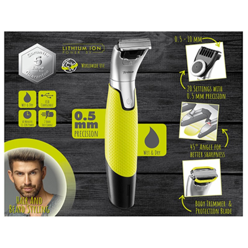 Машинка для стрижки Trisa 1720.2420 Vario Blade 2в1 (4903)