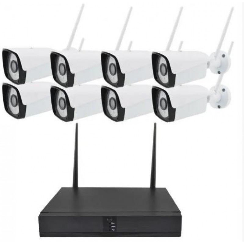Комплект відеоспостереження D600В бездротовий 5G OPT-TOP Kit 720P WIFI на 8 камер (1756375398)