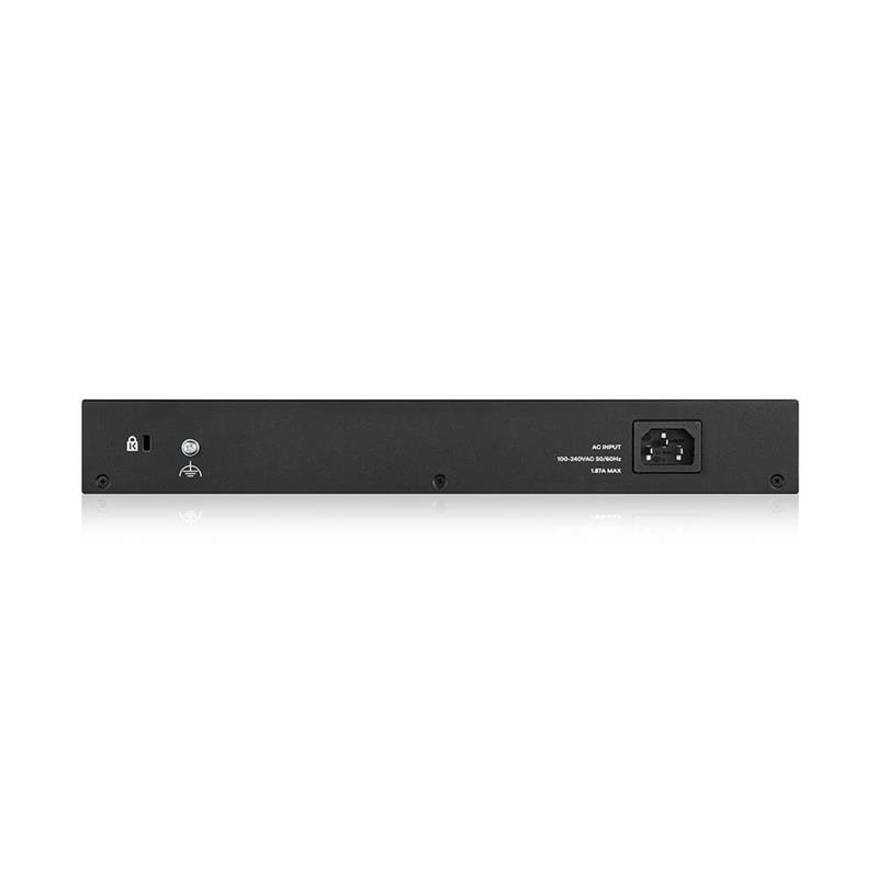 Комутатор ZYXEL GS1900-24EP (GS1900-24EP-EU0101F) (12xGE PoE, 12хGE, max POE 130W, WebSmart)