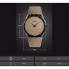 Наручний класичний годинник Skmei 1601S коричневий