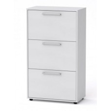 Висока тумба для взуття Компанит ТО 20 70х38х84,2 см Альба білий