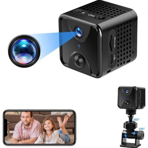 Міні-камера No Brand S6 4G 2.4G Wi-Fi 4K Ultra HD Чорний (2390000027) Міні-камера No Brand S6 4G 2.4G Wi-Fi 4K Ultra HD Чорний (2390000027)