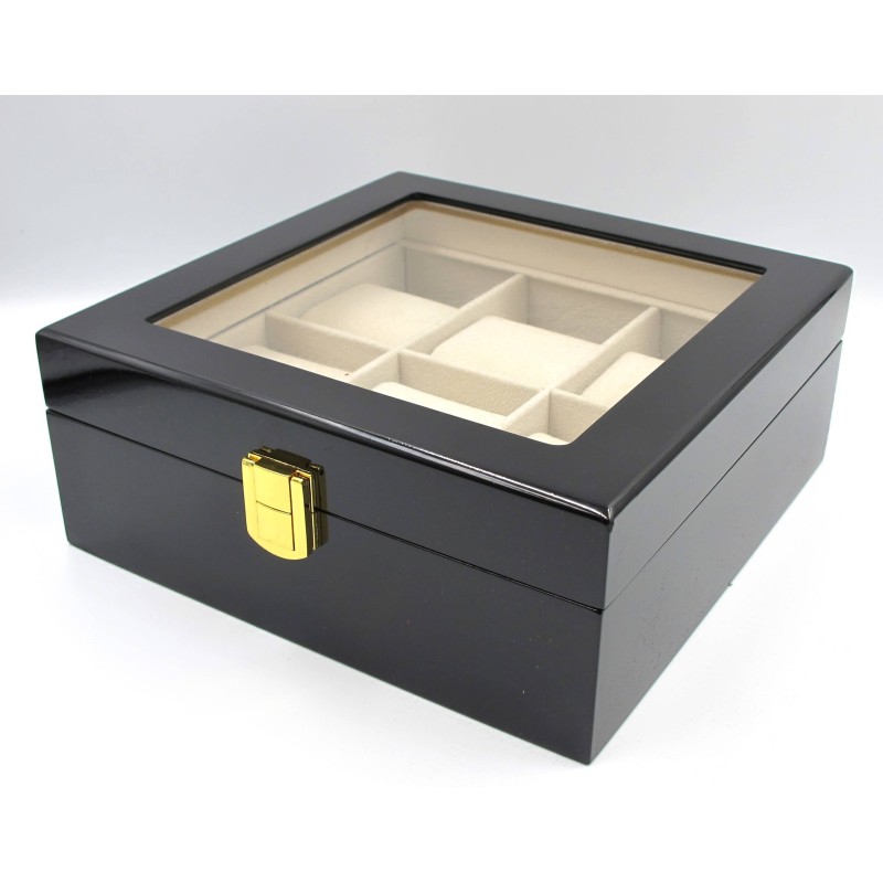 Шкатулка для зберігання годинників Craft 6WB.GLS.BL Чорний